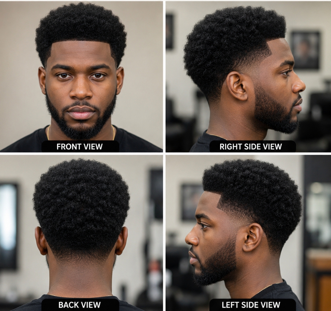 Afro hair style